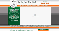 Desktop Screenshot of gardenstatesolar.net